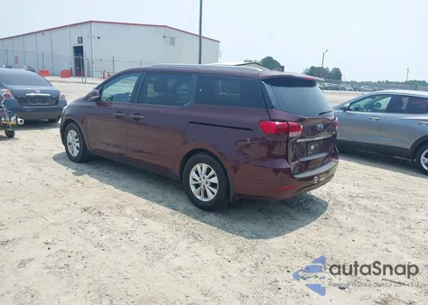 2016 Kia Sedona Lx из США, поврежденный, VIN KNDMB5C18G6159773